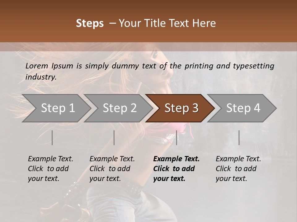 Exercise Modern Fashion PowerPoint Template