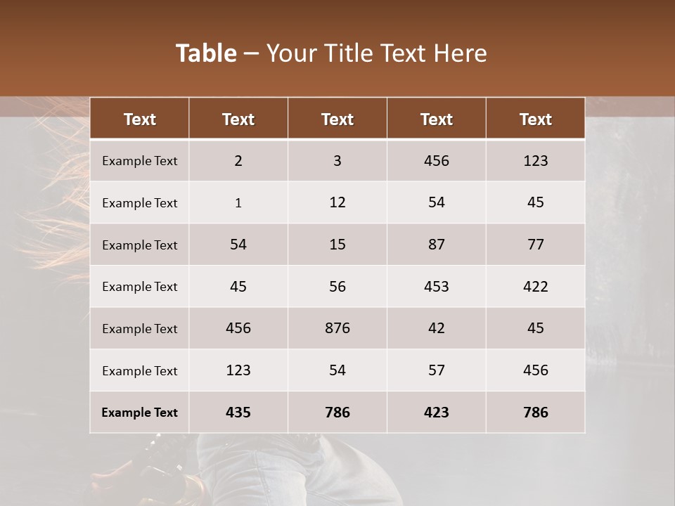 Exercise Modern Fashion PowerPoint Template