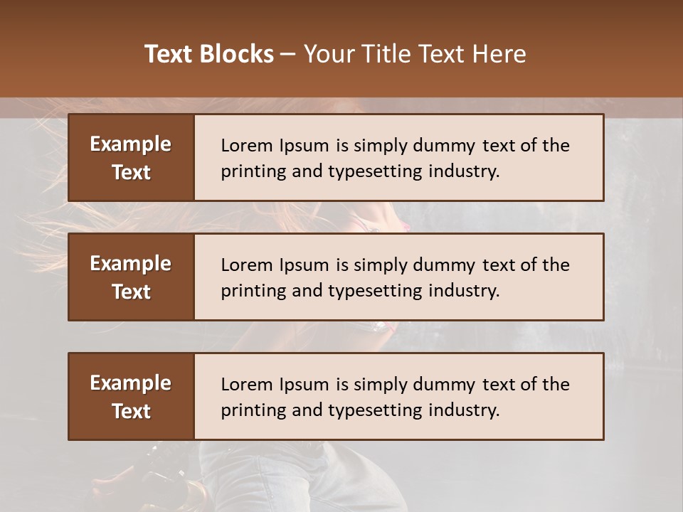 Exercise Modern Fashion PowerPoint Template