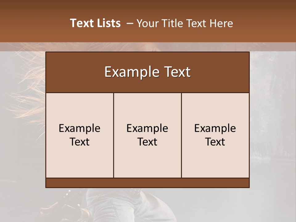 Exercise Modern Fashion PowerPoint Template