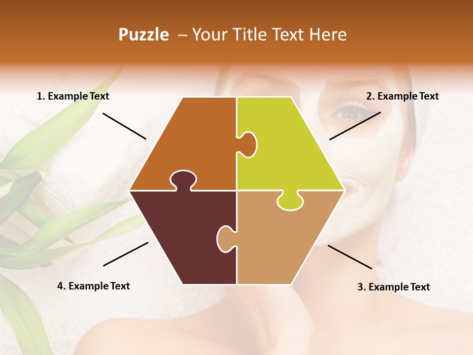 Girl White Health PowerPoint Template