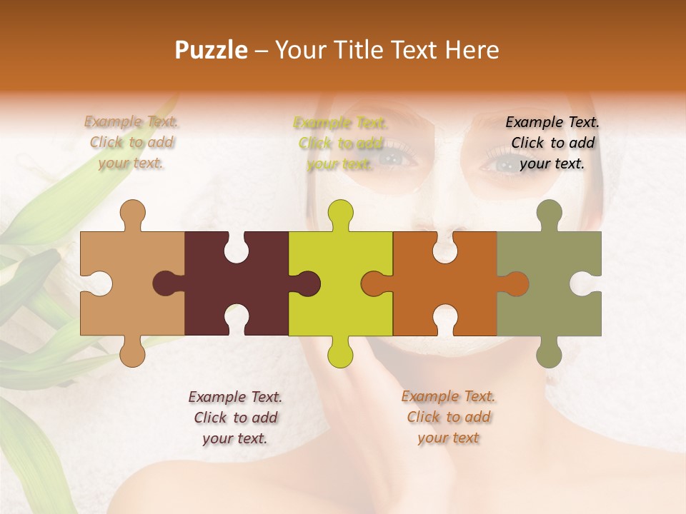 Girl White Health PowerPoint Template