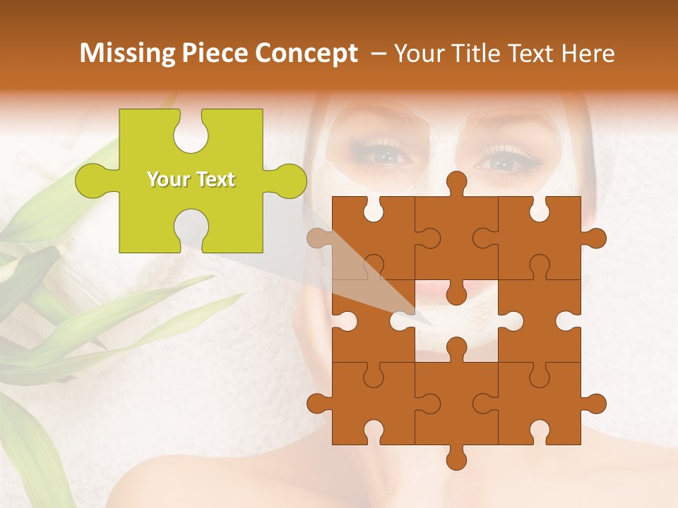 Girl White Health PowerPoint Template