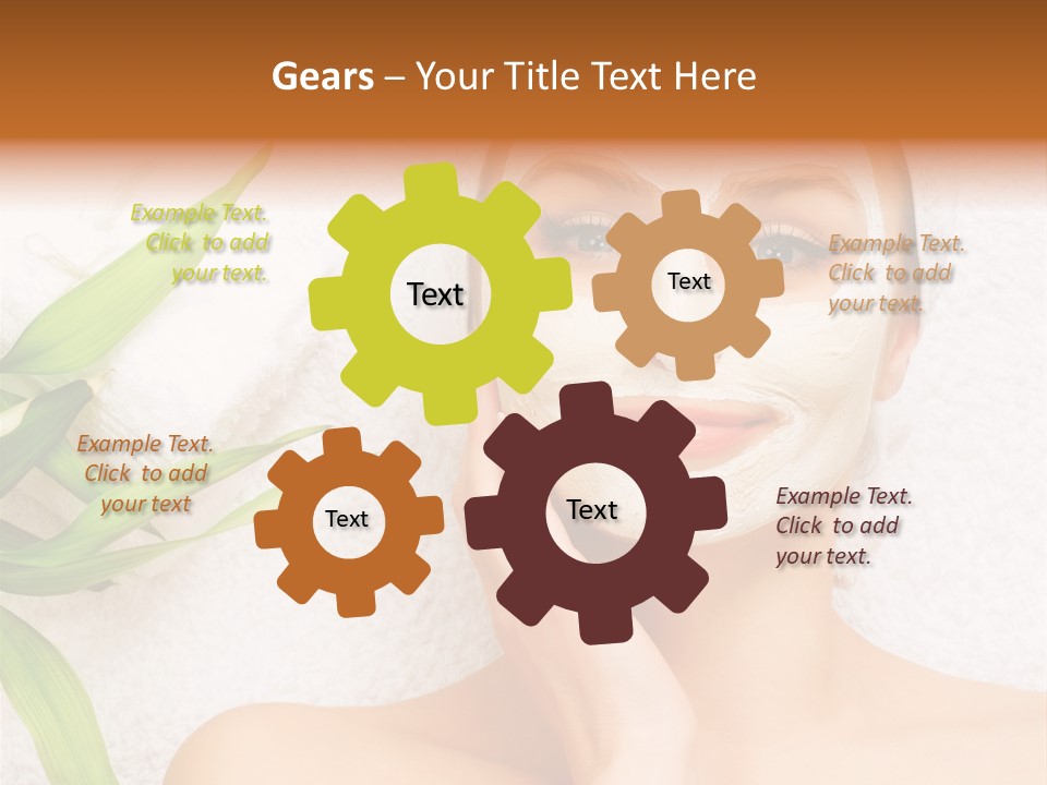 Girl White Health PowerPoint Template