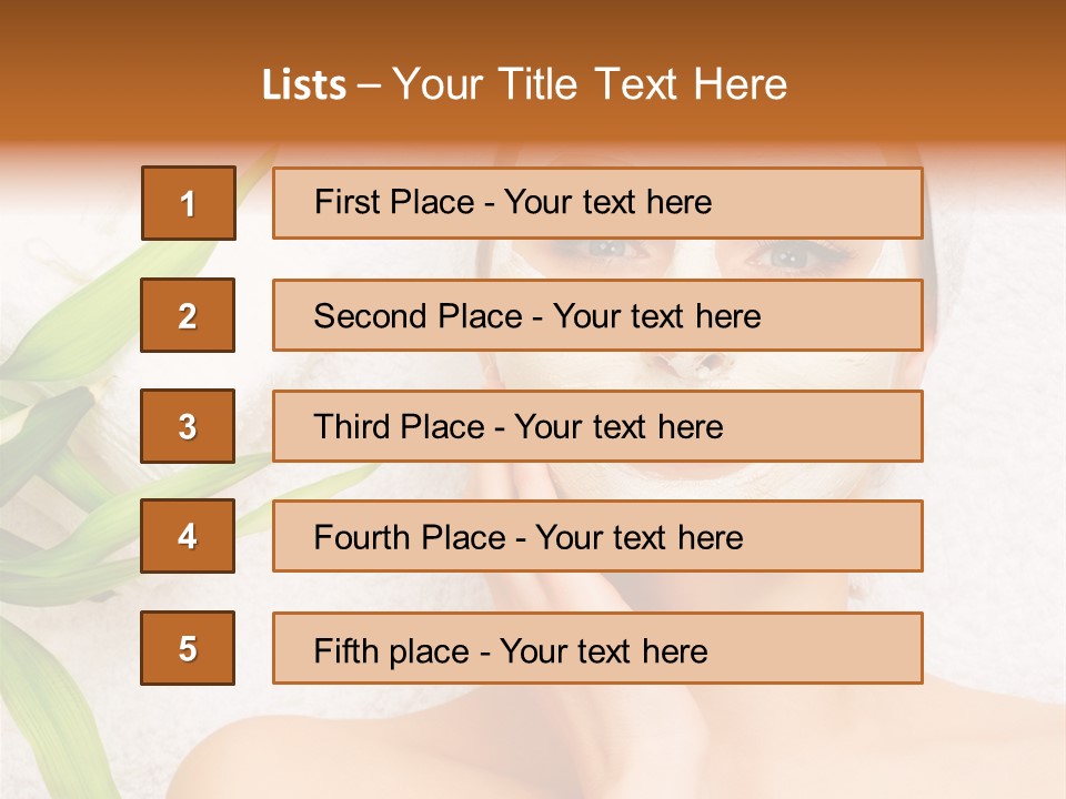Girl White Health PowerPoint Template