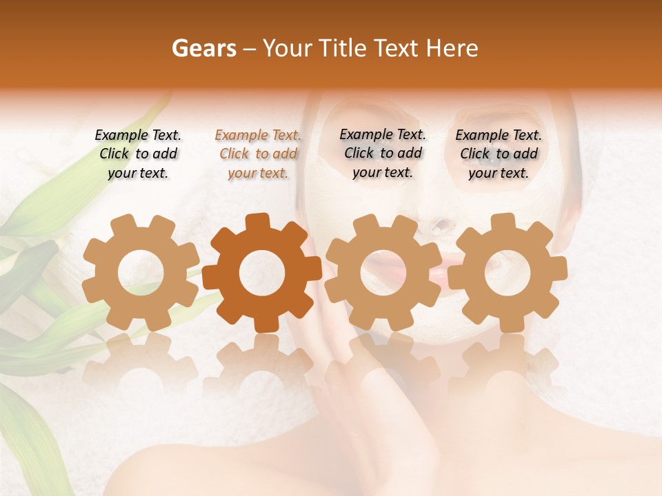 Girl White Health PowerPoint Template