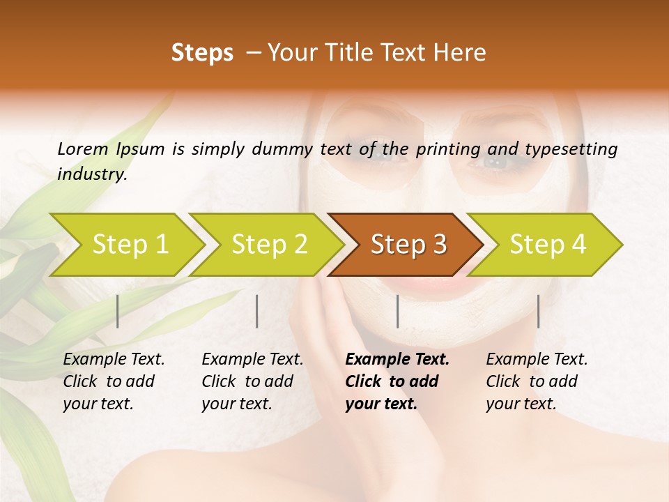 Girl White Health PowerPoint Template