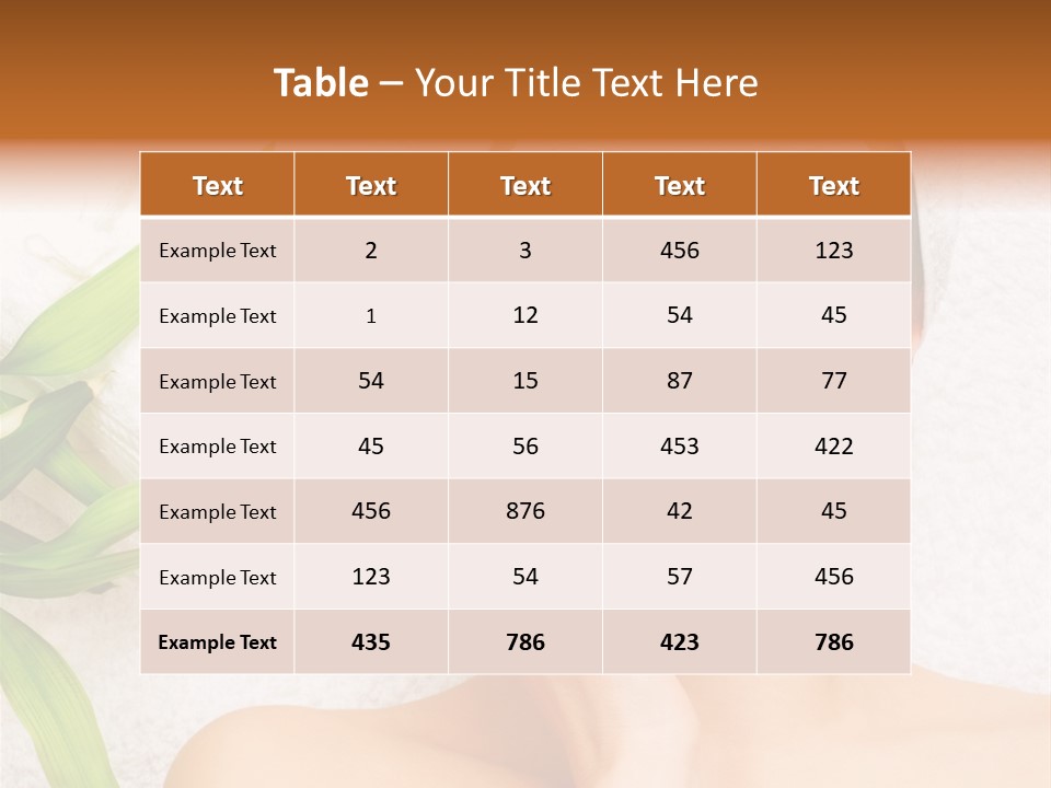 Girl White Health PowerPoint Template