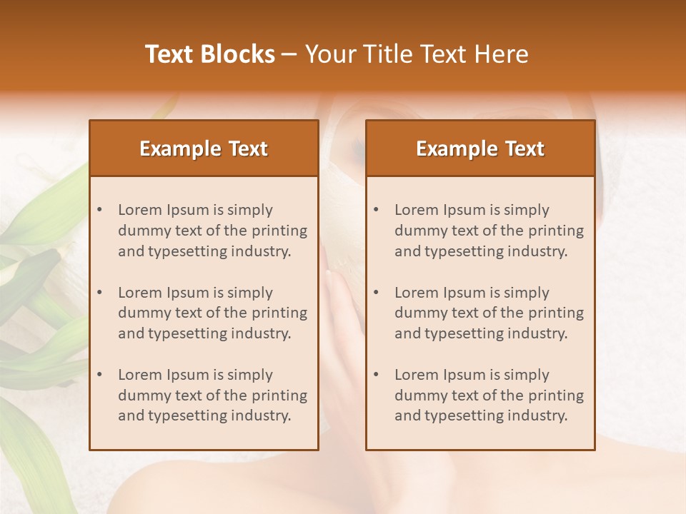 Girl White Health PowerPoint Template