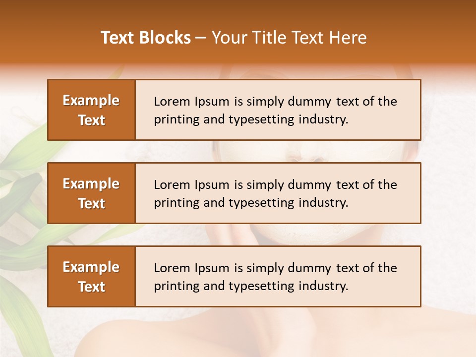 Girl White Health PowerPoint Template