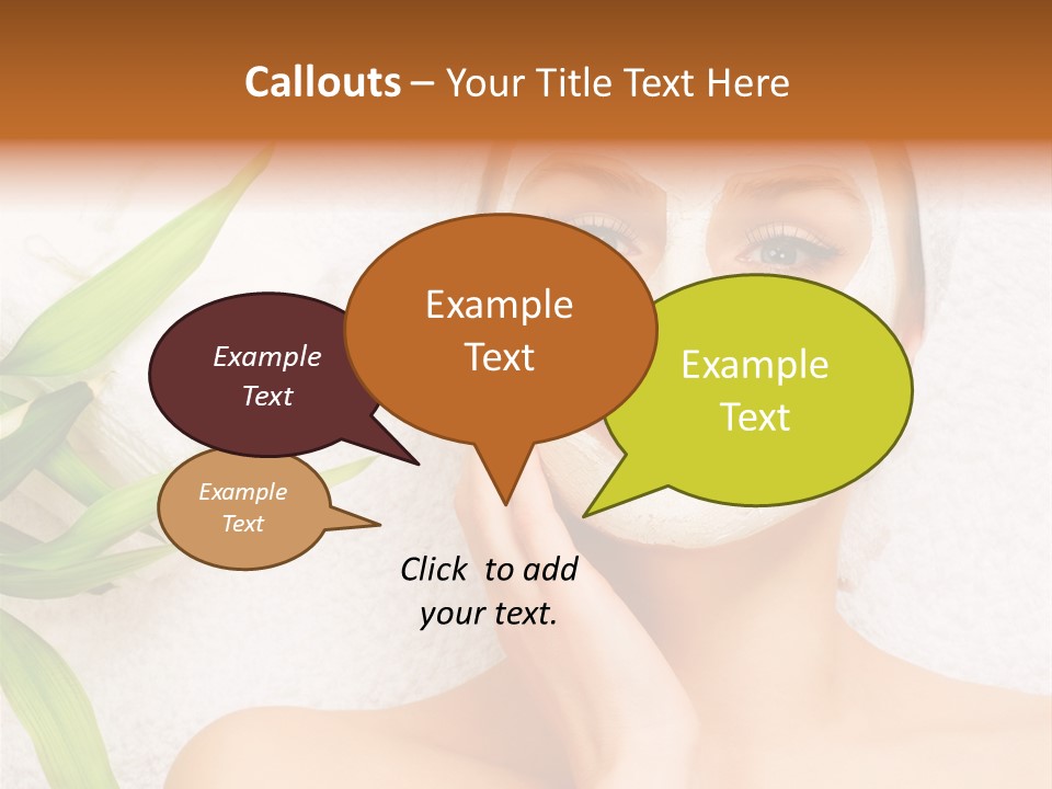 Girl White Health PowerPoint Template