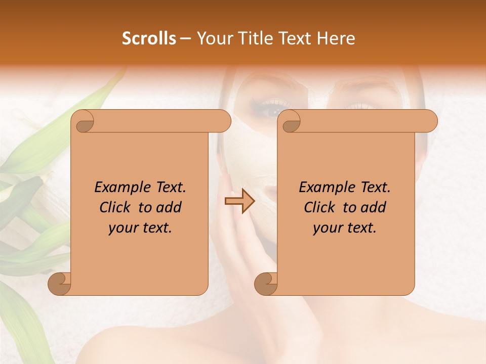 Girl White Health PowerPoint Template