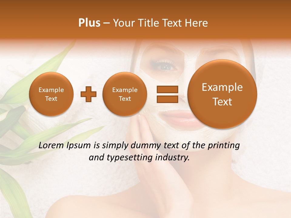 Girl White Health PowerPoint Template