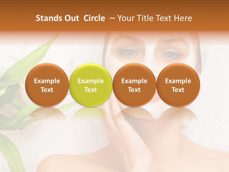 Girl White Health PowerPoint Template