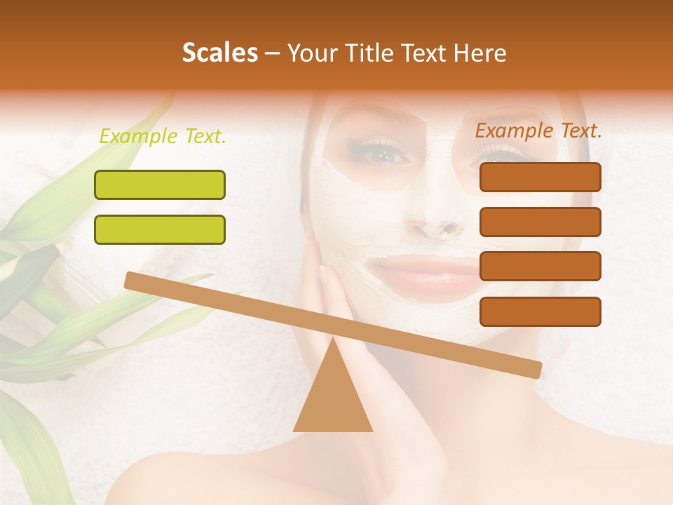 Girl White Health PowerPoint Template