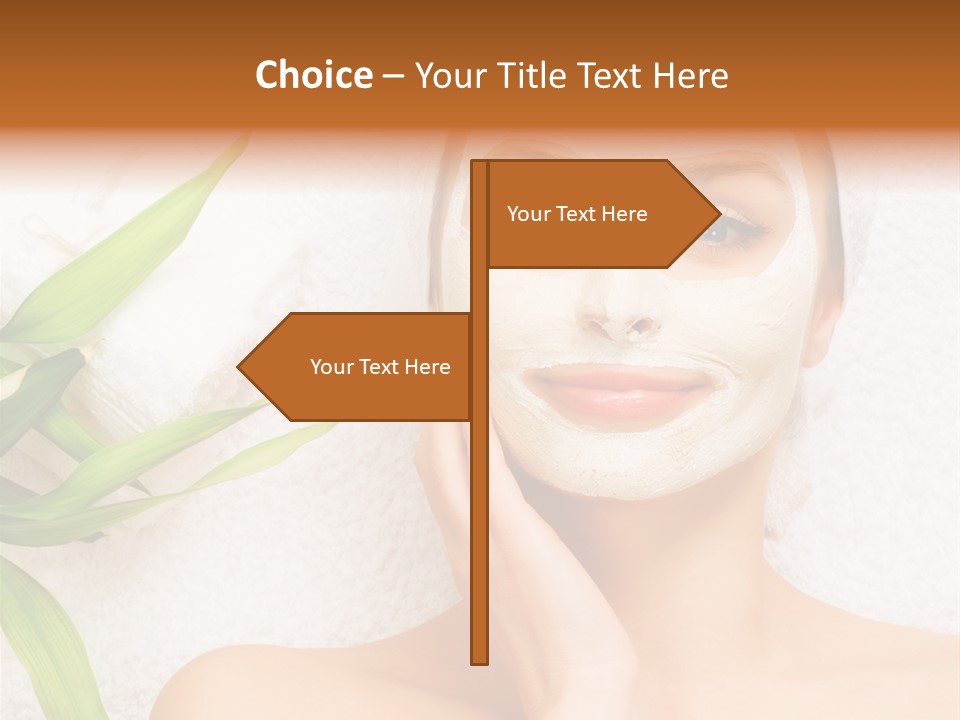 Girl White Health PowerPoint Template