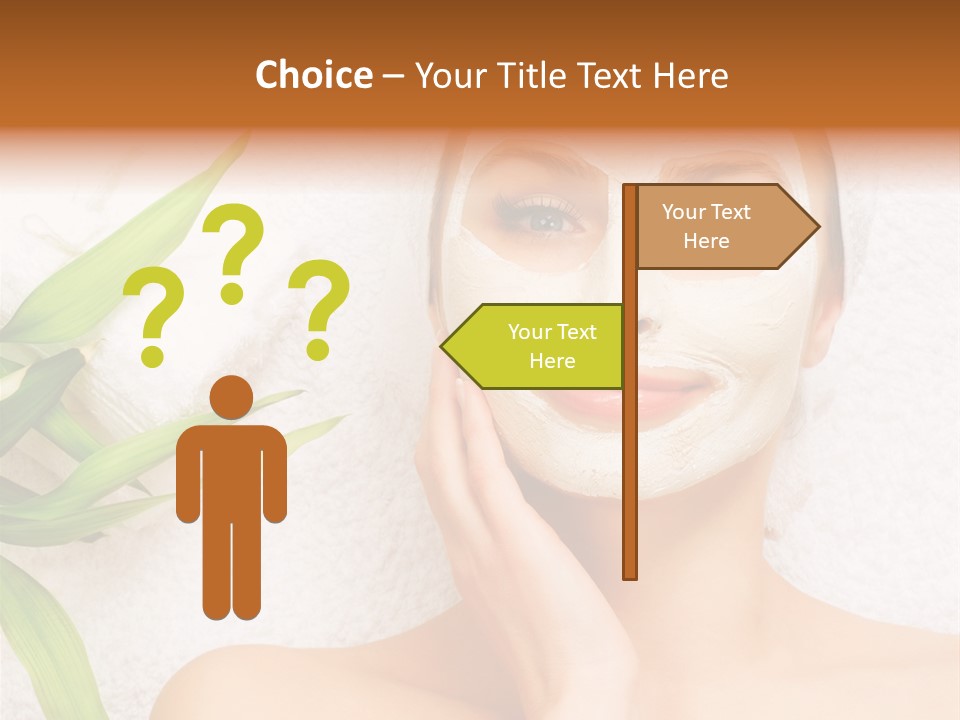 Girl White Health PowerPoint Template