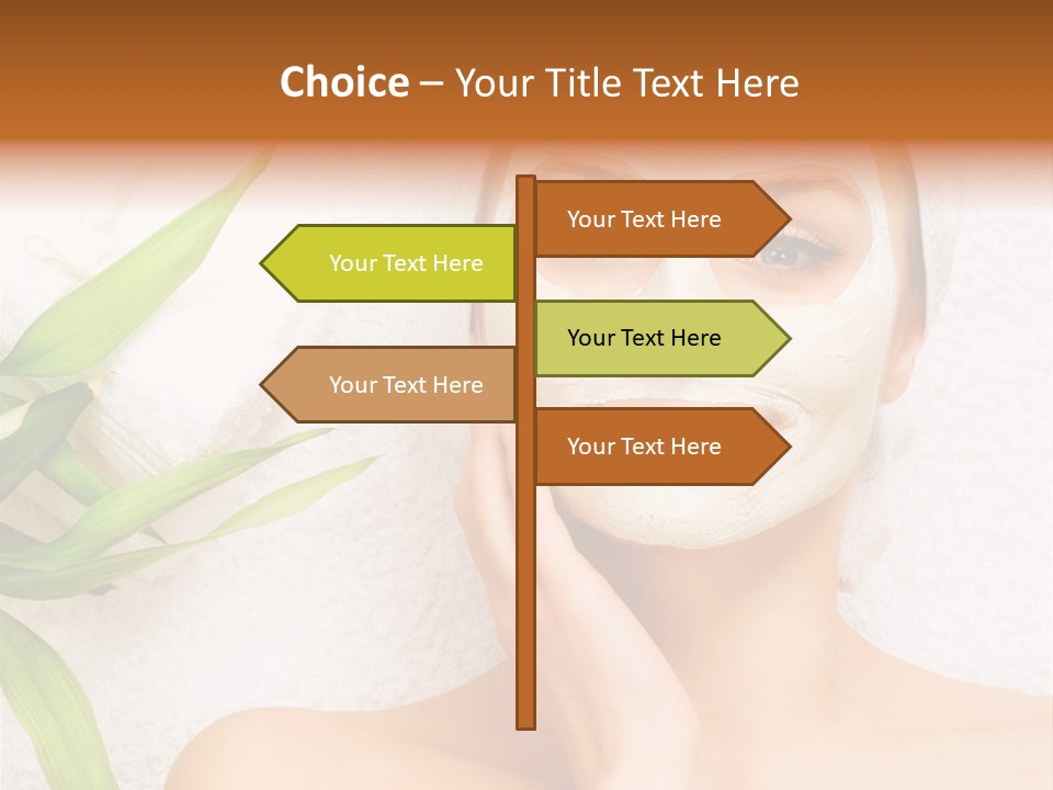 Girl White Health PowerPoint Template