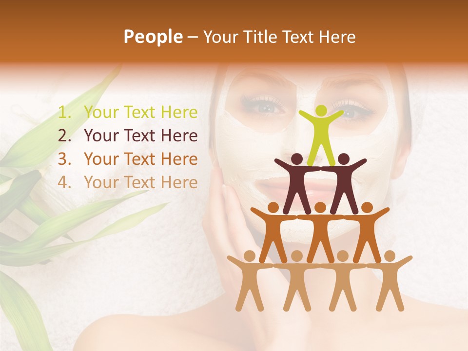 Girl White Health PowerPoint Template