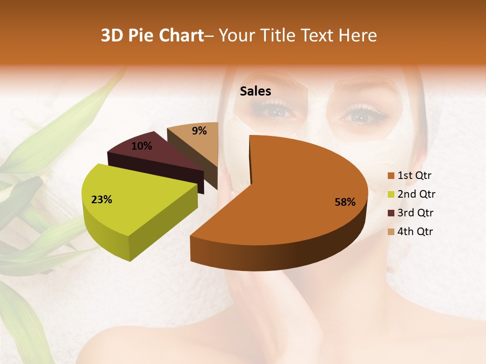 Girl White Health PowerPoint Template