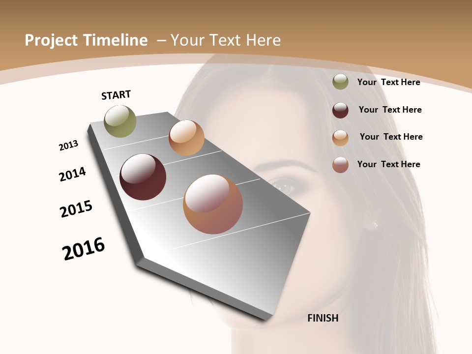 Human Long Spa PowerPoint Template