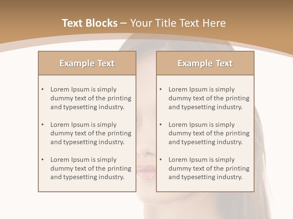 Human Long Spa PowerPoint Template