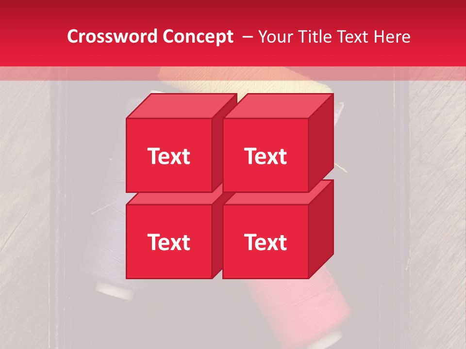 Vintage Old Thread PowerPoint Template