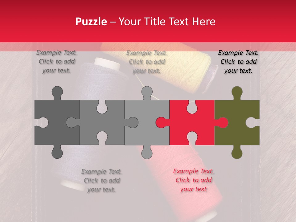 Vintage Old Thread PowerPoint Template