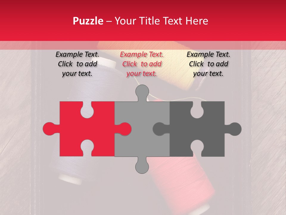 Vintage Old Thread PowerPoint Template