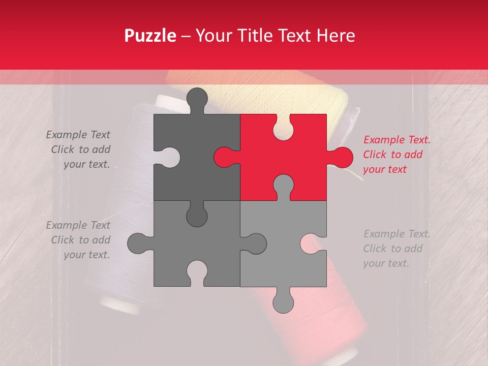 Vintage Old Thread PowerPoint Template