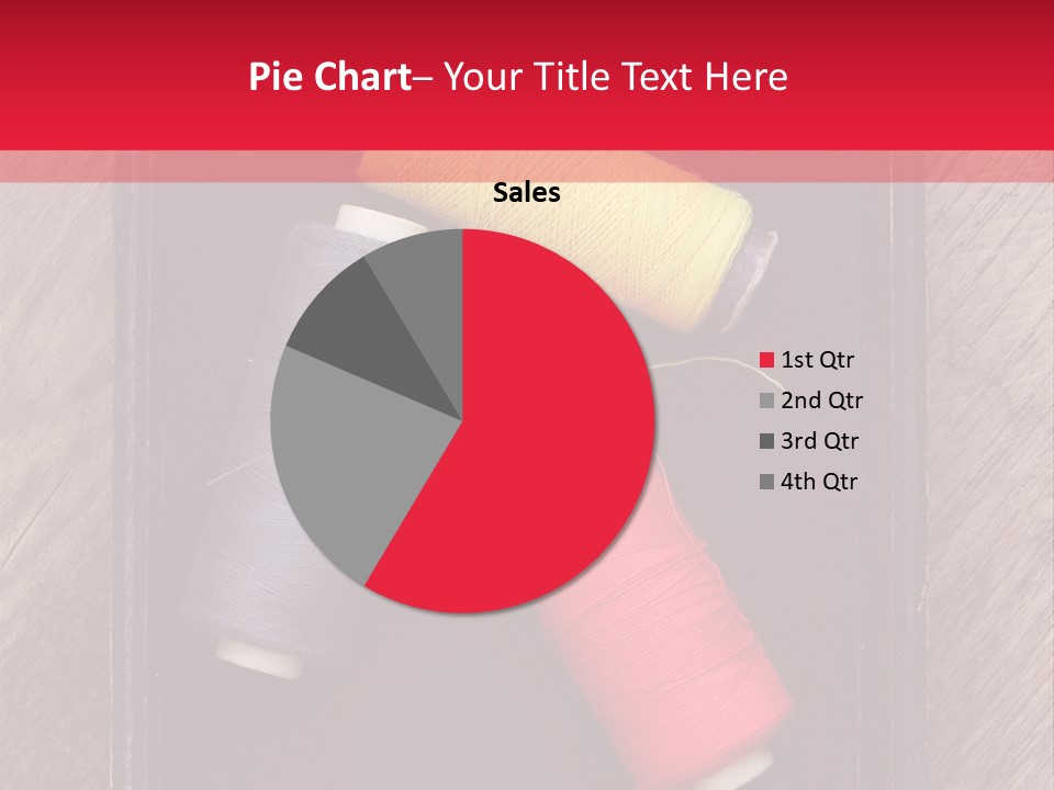 Vintage Old Thread PowerPoint Template