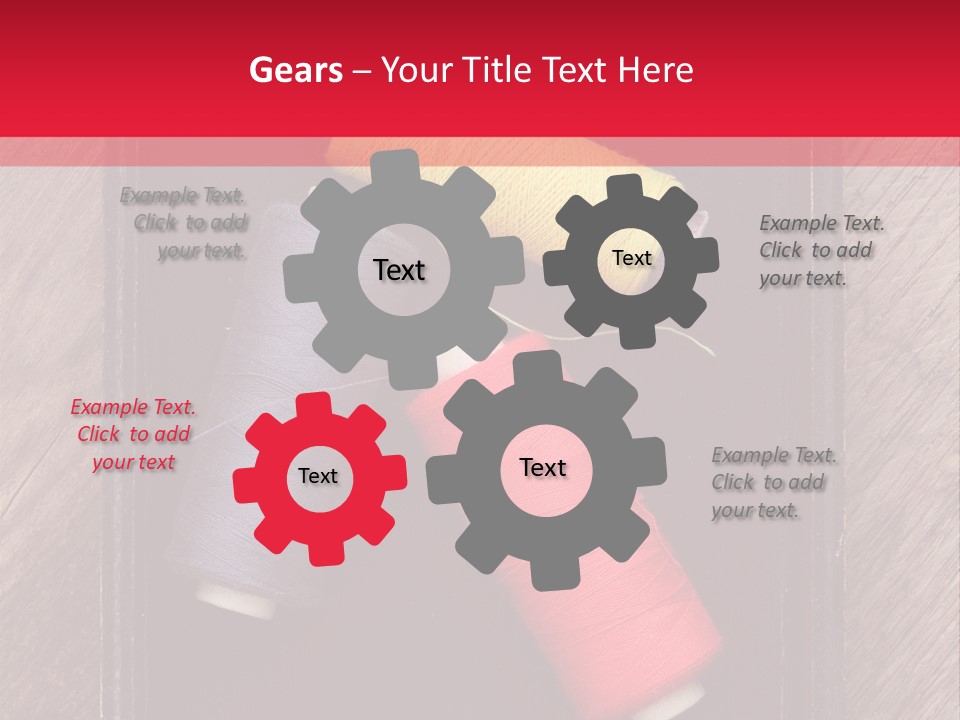 Vintage Old Thread PowerPoint Template