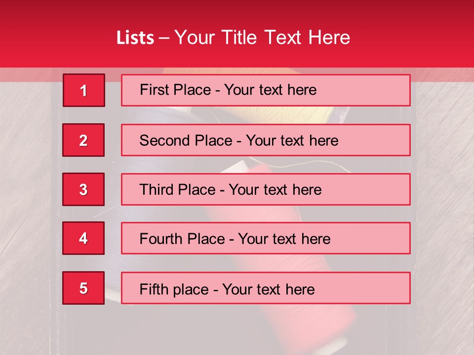 Vintage Old Thread PowerPoint Template