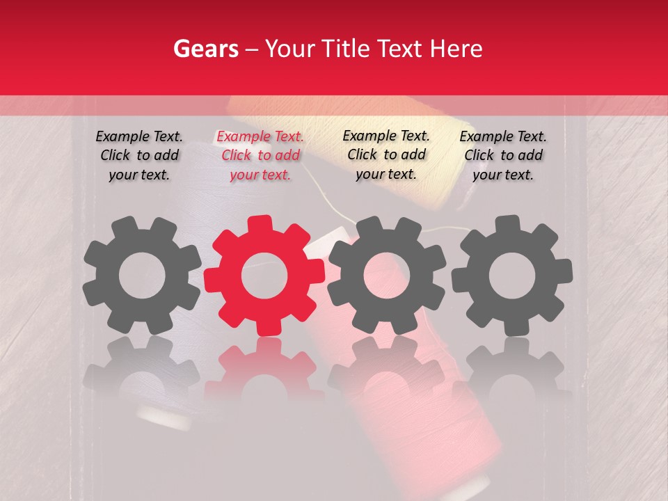 Vintage Old Thread PowerPoint Template