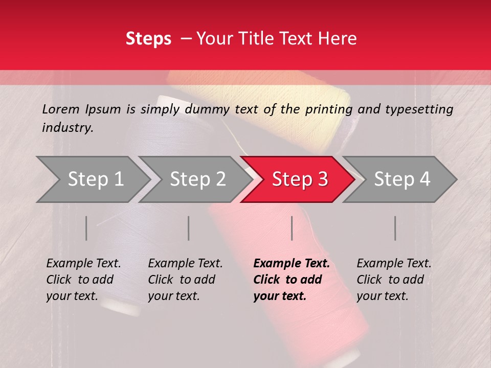 Vintage Old Thread PowerPoint Template