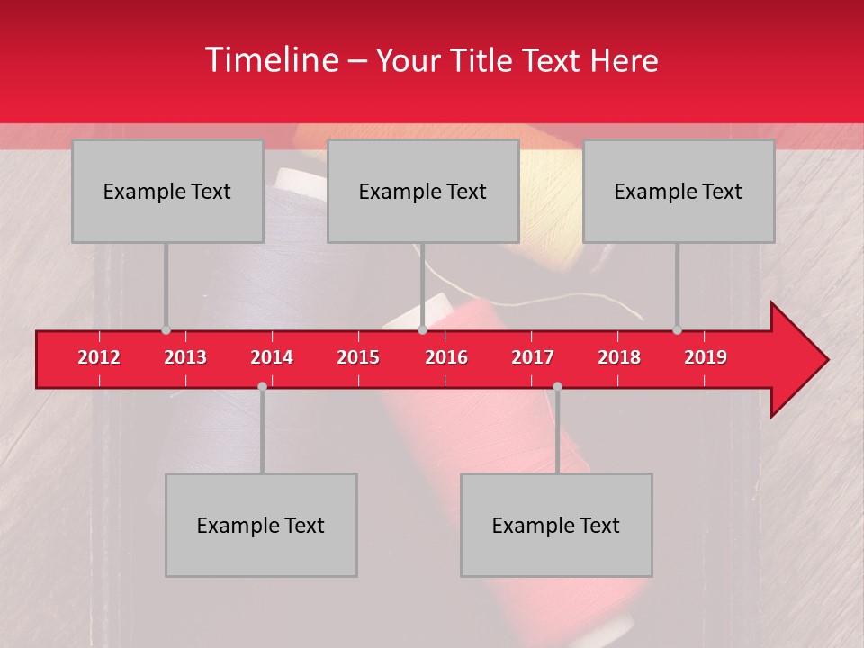 Vintage Old Thread PowerPoint Template