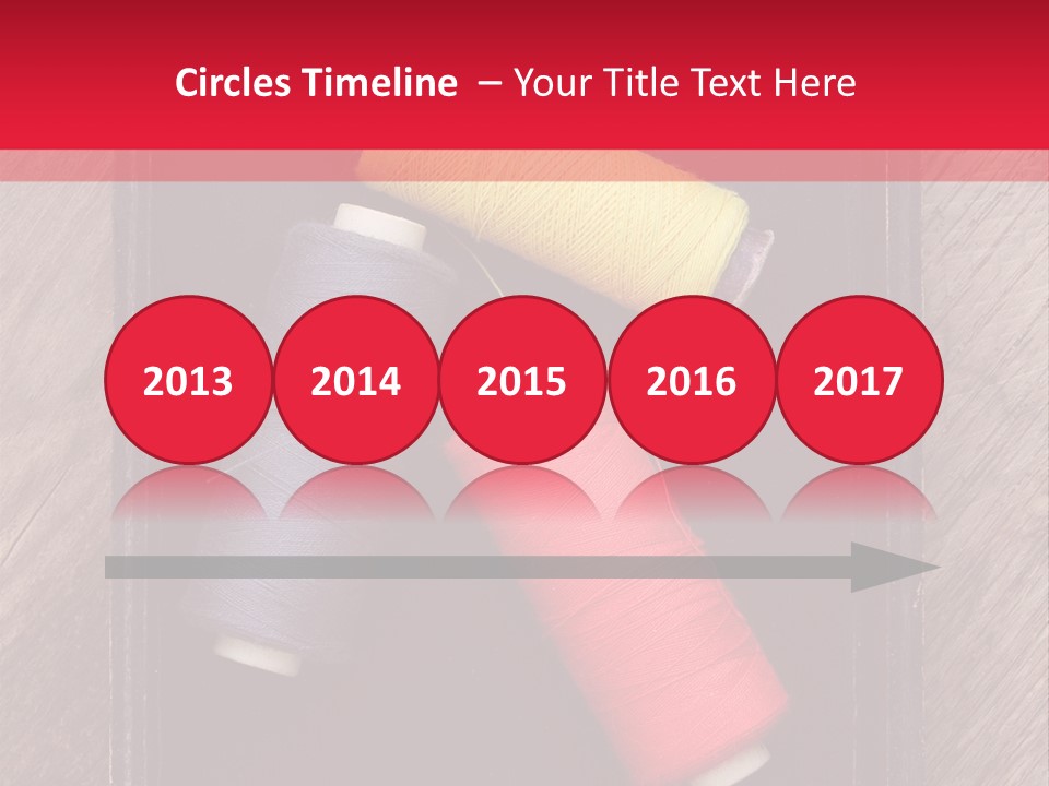 Vintage Old Thread PowerPoint Template