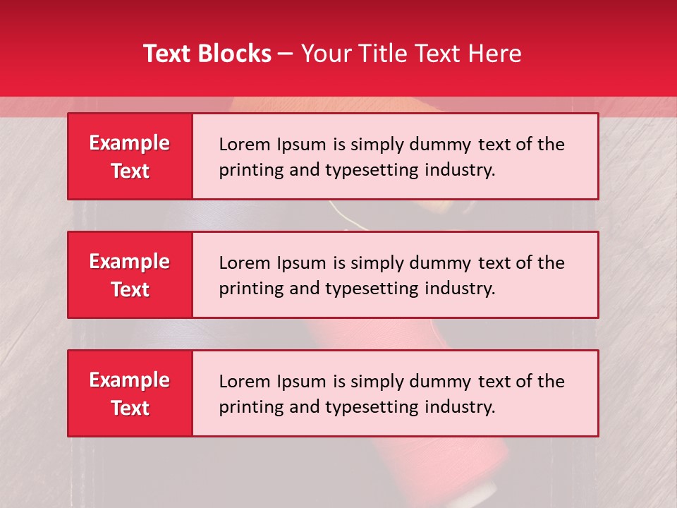 Vintage Old Thread PowerPoint Template