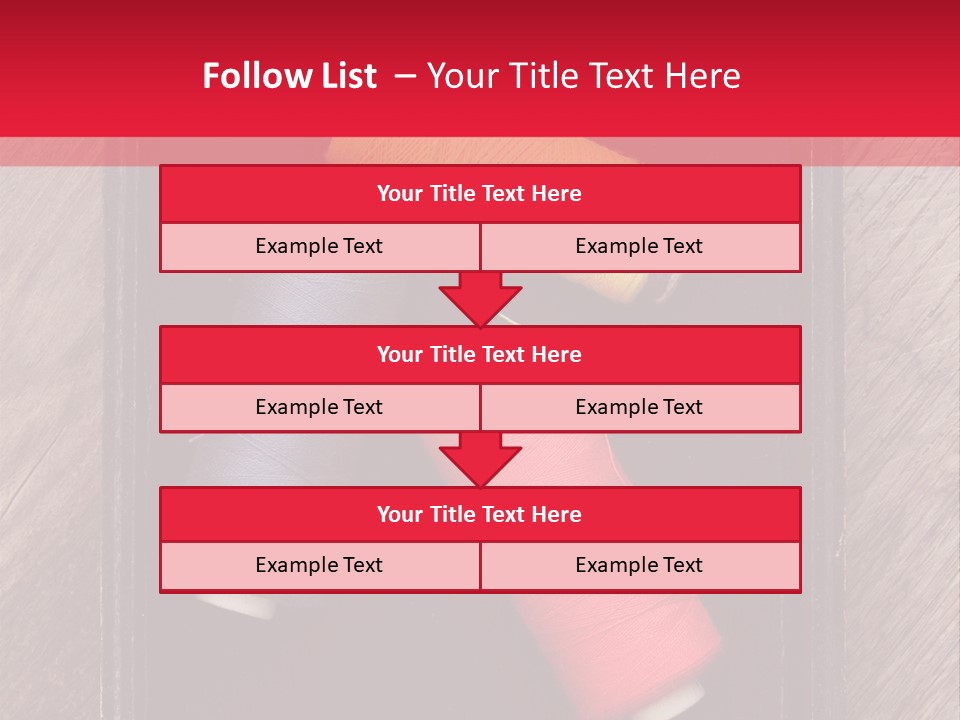 Vintage Old Thread PowerPoint Template
