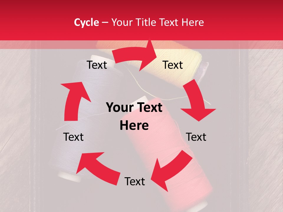 Vintage Old Thread PowerPoint Template