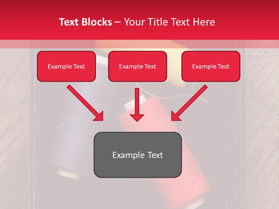 Vintage Old Thread PowerPoint Template