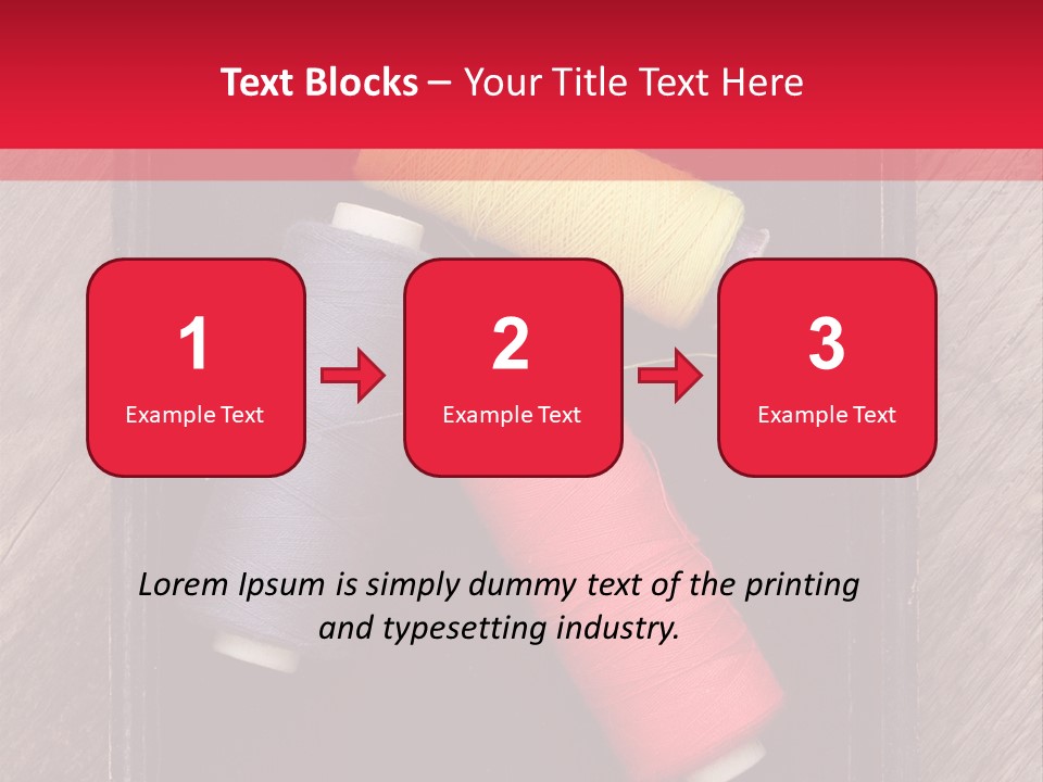 Vintage Old Thread PowerPoint Template