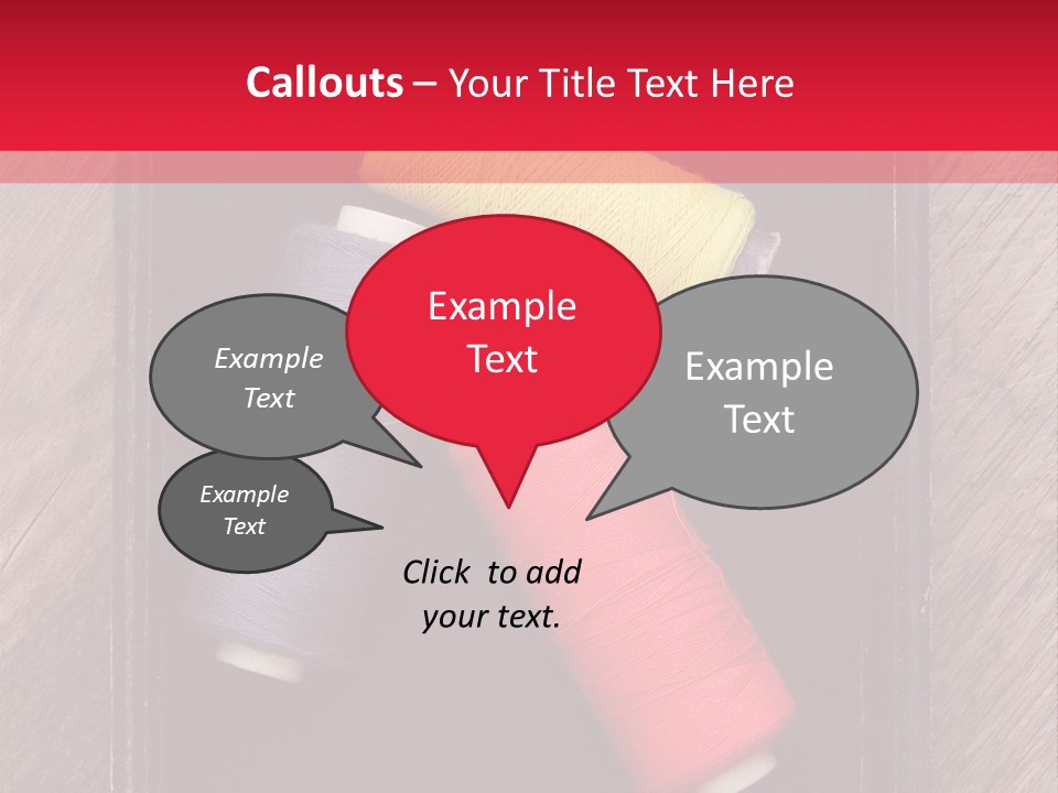 Vintage Old Thread PowerPoint Template
