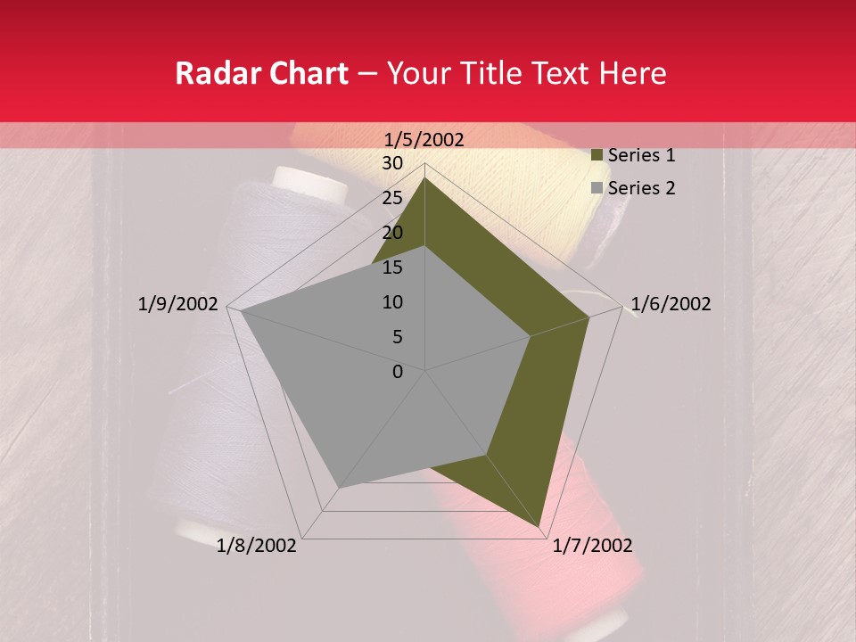 Vintage Old Thread PowerPoint Template