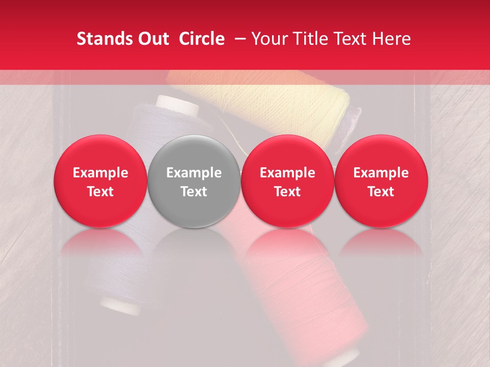 Vintage Old Thread PowerPoint Template