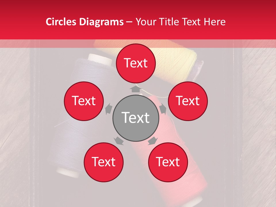 Vintage Old Thread PowerPoint Template