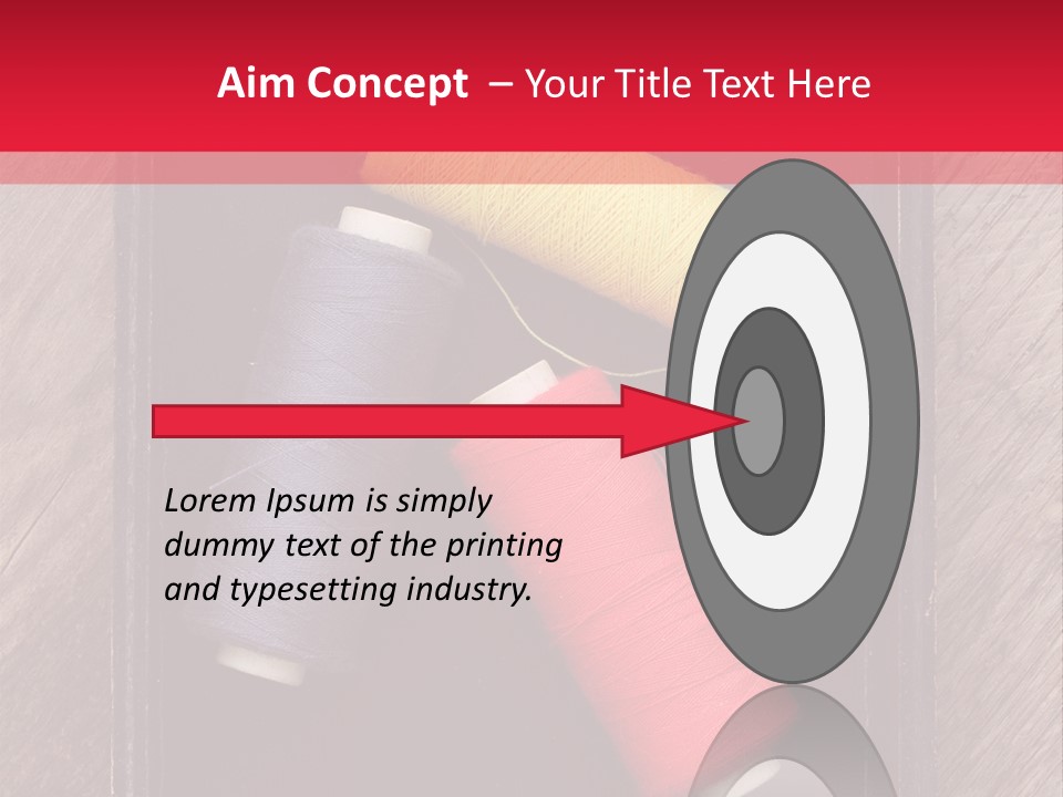 Vintage Old Thread PowerPoint Template