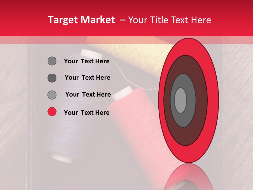 Vintage Old Thread PowerPoint Template