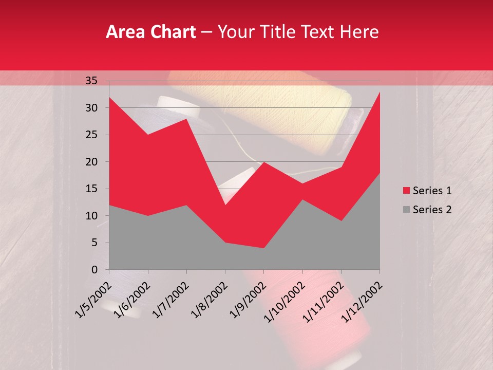 Vintage Old Thread PowerPoint Template