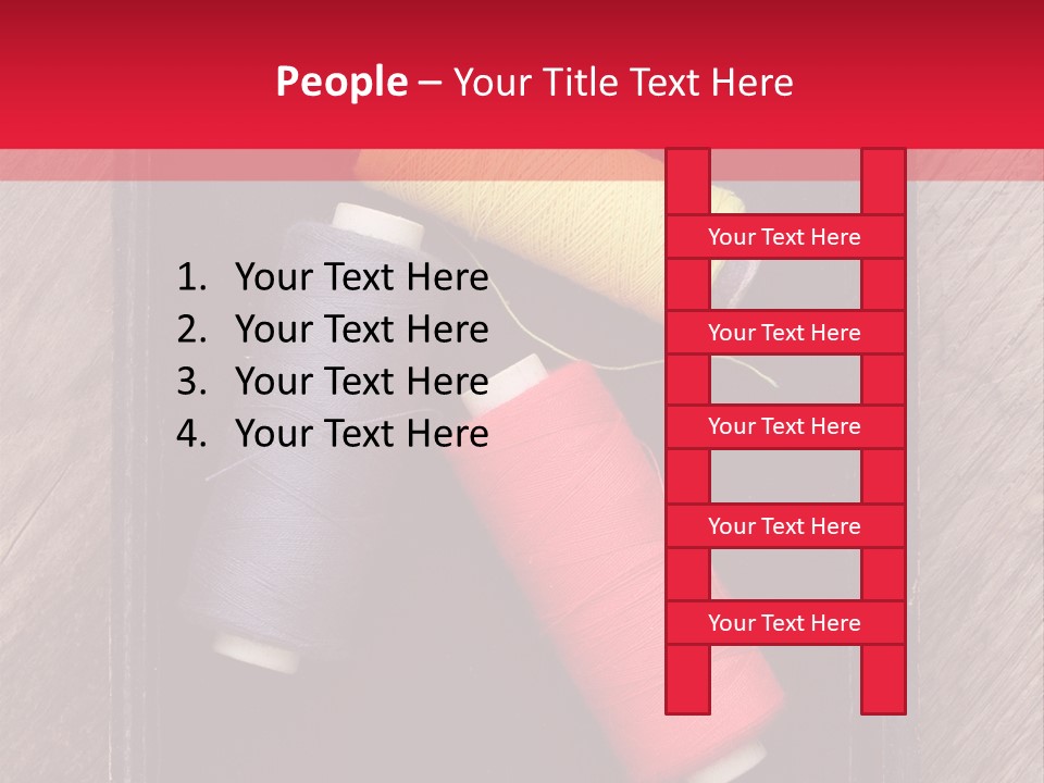 Vintage Old Thread PowerPoint Template